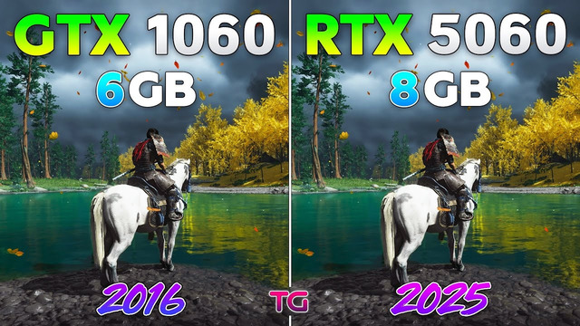 GTX 1060 vs RTX 5060 – 5 Gen Difference