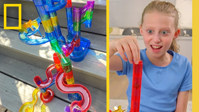 Build a Giant Glow-in-the-Dark Marble Run | National Geographic