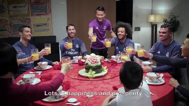 Реал Мадрид поздравил болельщиков с китайским Новым годом