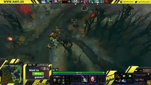 LighTofHeaveN Dendi NS Fng Faker играют вместе #2