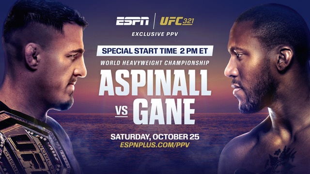 UFC 321: Aspinall vs. Gane (ПОЛНЫЙ КАРД) 26.10.2025 | Том Аспиналл – Сирил Ган
