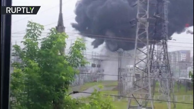 На электроподстанции в Томске произошёл мощный взрыв