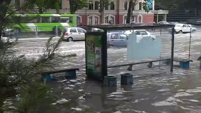 Потоп в Ташкенте после дождя
