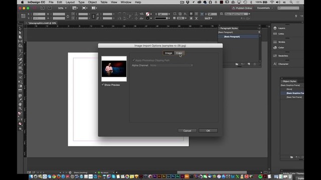 Adobe InDesign. Placing Multiple Graphics on a Page