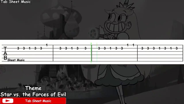 Star vs. the Forces of Evil – Theme – Guitar Tutorial