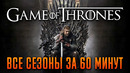 Игра престолов все сезоны за 60 минут | Игра престолов краткий пересказ
