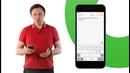 Штатная клавиатура iPhone против swype клавиатуры