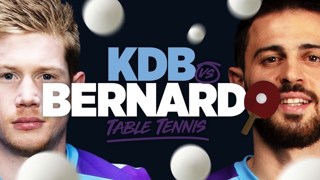 De Bruyne Versus Bernardo Silva | Table Tennis | Asia Tour 2019