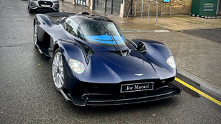 FIRST Aston Martin Valkyrie DRIVING and SOUNDS in London