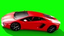 Green Screen Supercar Lamborghini Aventador