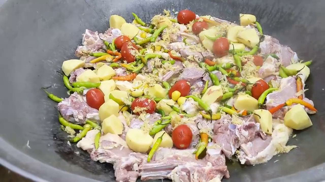 Uzbeki Rosh Recipe. Uzbeki Namkeen Gosht