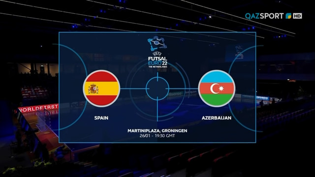 Испания – Азербайджан | EURO 2022 | Футзал | Групповой этап