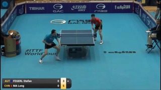 Kuwait Open 2015 Highlights- FEGERL Stefan vs MA Long (Round 32)
