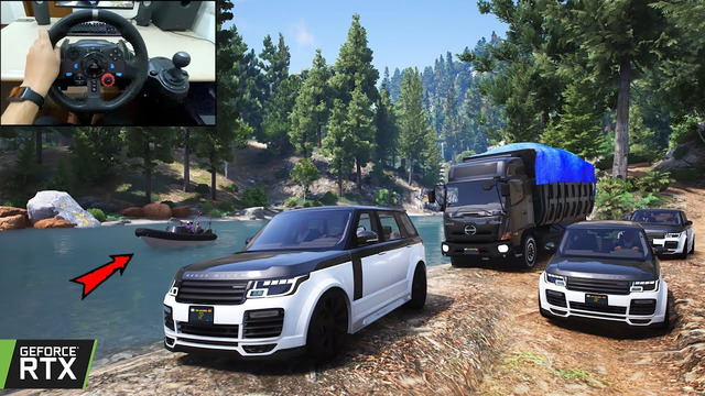 Protecting MAFIA CONVOY Transporting Drug in GTA 5 | MANSORY Range Rover SVAutobiography Gameplay