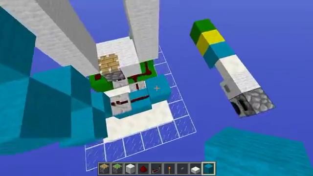 Minecraft – Механизмы – Самый компактный и быстрый лифт