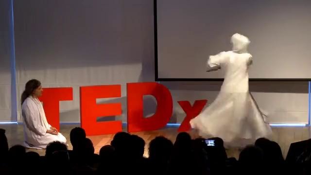 Whirling Dervish The mystical dance of the Sufis Ora and Ihab Balha at TEDxJaffa
