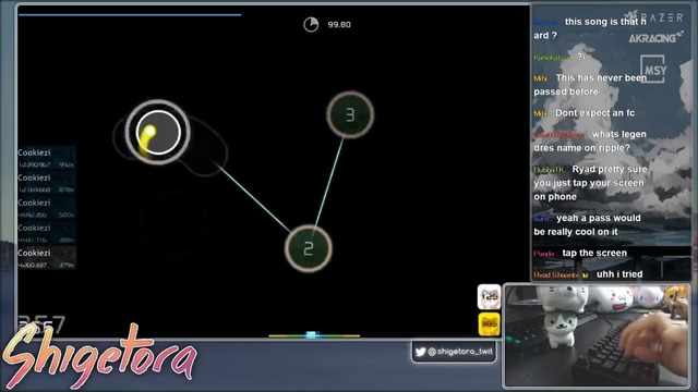 Cookiezi GOD MODE on 9.07⭐ SPACED STREAMS Lime – smiling [AR9.5] HD 99.46
