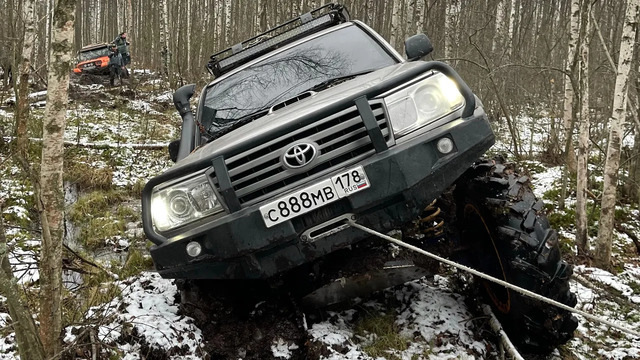 OffroadSPB. Вернулись на самый сложный маршрут в истории! Вадим и Бека в деле) Начало торфяников)