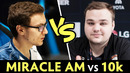 Miracle picked SIGNATURE Anti-Mage vs 10,000 MMR Noone