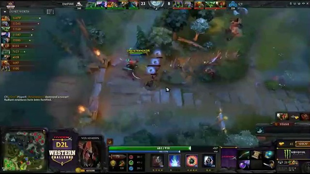 HyperX D2L Western Challenge – Empire vs Cloud9 game 1. Часть 2