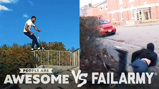 Wins VS. Fails in Cyr Wheeling, Kite Boarding, Parkour & More | People Are Awesome VS. FailArmy