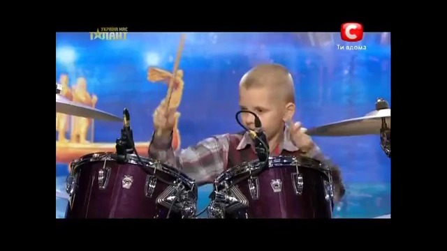 Шоу Україна має талант-5 – 9-тилетний барабанщик! Даниил Варфаломеев