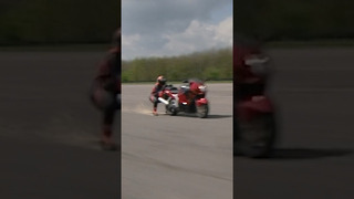 Fastest speed dragged by a motorbike – 251.54 km/h (156.30 mph) by Gary Rothwell