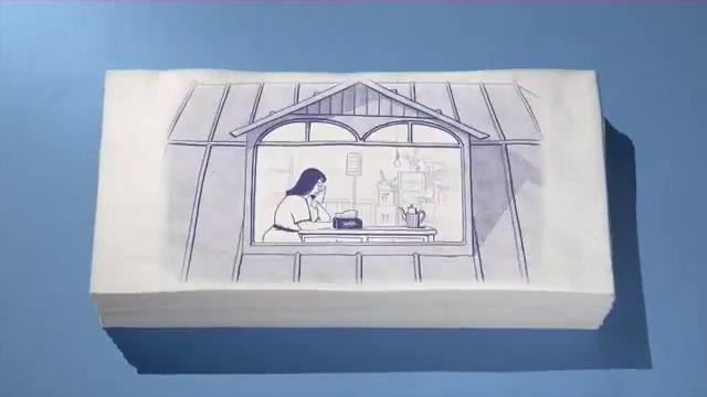 Красивая анимация на салфетках Tempo