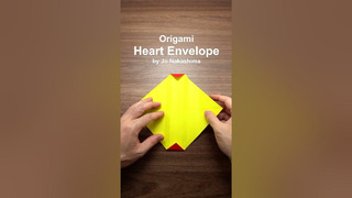 How to make an origami Heart Envelope #shorts