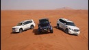 DRAG RACE Mercedes-Benz G500 4×4² Vs. Toyota Land Cruiser Vs. Nissan Patrol