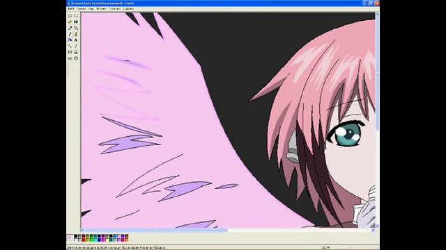 Аниме в Paint 7 by BigBrother Sora No Otoshomono, Ikaros