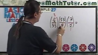 Basic Math Lesson 6 – #7 – Multiplication of Fractions