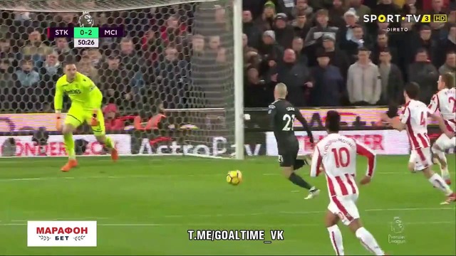 HIGHLIGHTS | Stoke City 0:2 Man City | PL 2017/18 | 30-round | HD