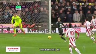 HIGHLIGHTS | Stoke City 0:2 Man City | PL 2017/18 | 30-round | HD