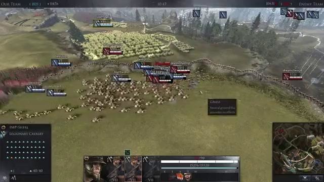 Total War Arena без комментариев – Legionary Cavalry. Один за всех опять в деле =)
