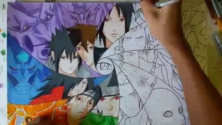 Speed Drawing – Sharingan Users & Their Susanoo (Requested)