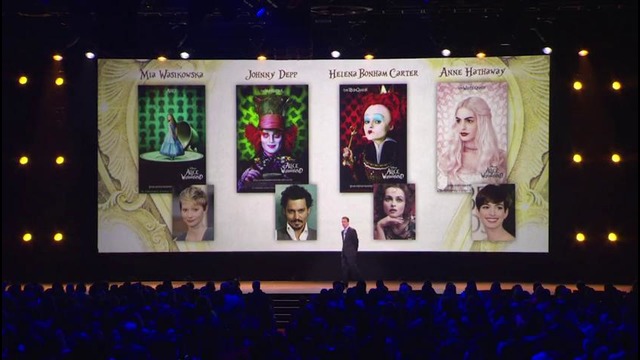 Презентация фильма «Алиса в Зазеркалье» режиссера Джеймса Бобина