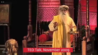 На конференции TED Садхгуру рассказывает о своём просветлении