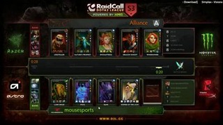 DOTA2 Raidcall League – Alliance vs Mouz semi-finals game 2