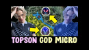 Topson god micro — farm + teamfight same time