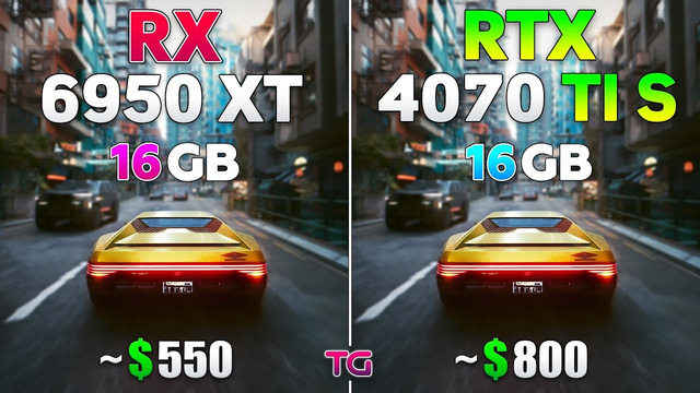 RTX 4070 Ti SUPER vs RX 6950 XT – Test in 10 Games