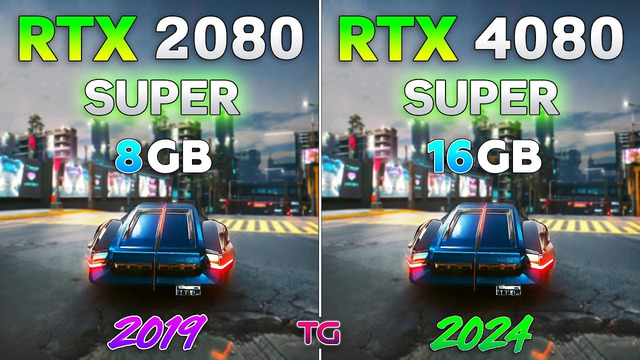 RTX 2080 SUPER vs RTX 4080 SUPER – 5 Years Difference