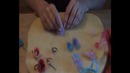 Как сделать колечко из шерсти