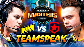 Тимспик NAVI CS:GO vs Gambit в Финале DreamHack Masters Spring 2021