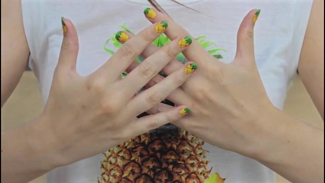 Pineapple Nails for Summer