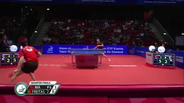2015 Men’s World Cup Highlights- MA Long vs FREITAS Marcos (1-4)
