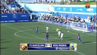 Игроки детской команды Барселоны забили Реалу на восьмой секунде матча