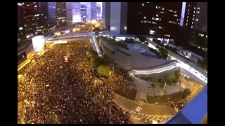Ого, сколько народу в Гонконге