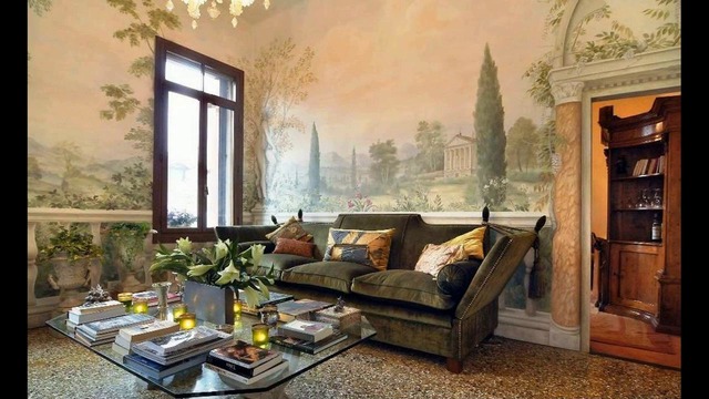 Фрески в интерьере