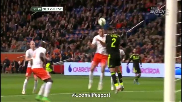 Нидерланды 2:0 Испания Товарищеский матч 2015 Обзор матча